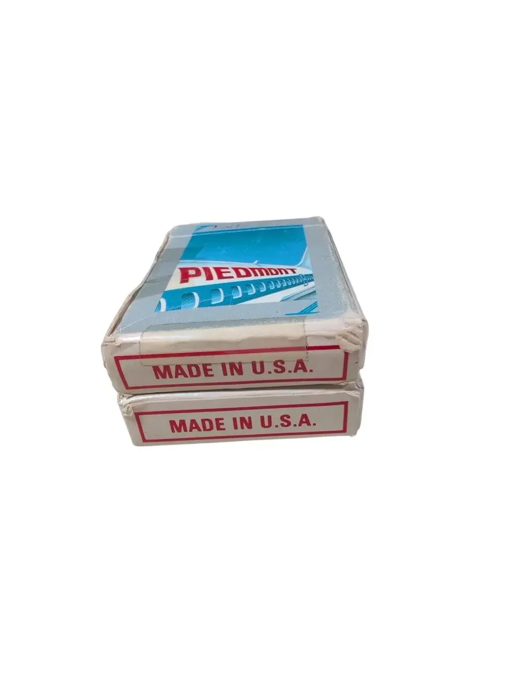 Set Of 2 Vintage Piedmont Airlines Playing Card Decks Made By Hoyle In The USA